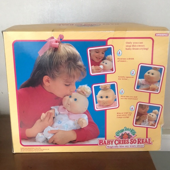 1992 Cabbage Patch Kids Baby Cries Real Tears NIB - Picture 2 of 10